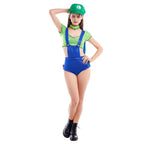 Women Super Mario Gamer Babe Halloween Costume - Pajamasbuy