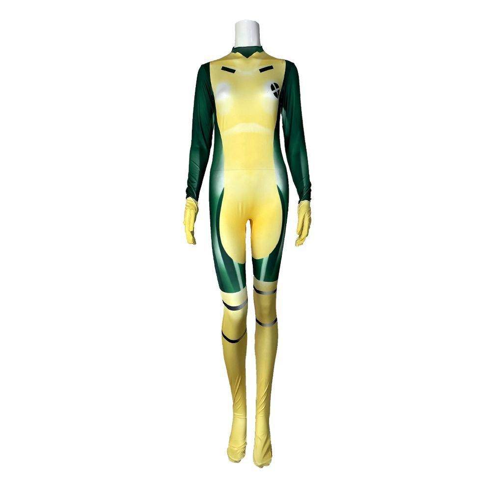 X Men Rogue Party Cosplay Costume Outfits Halloween Jumpsuit - Azufun