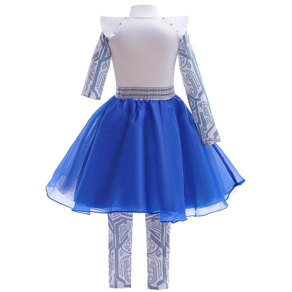 Zombie girls team uniform dress tights two-piece costume - Azufun