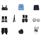 Zootopia Judy Rabbit Cosplay Costume Party Adult Halloween Carnival - Azufun